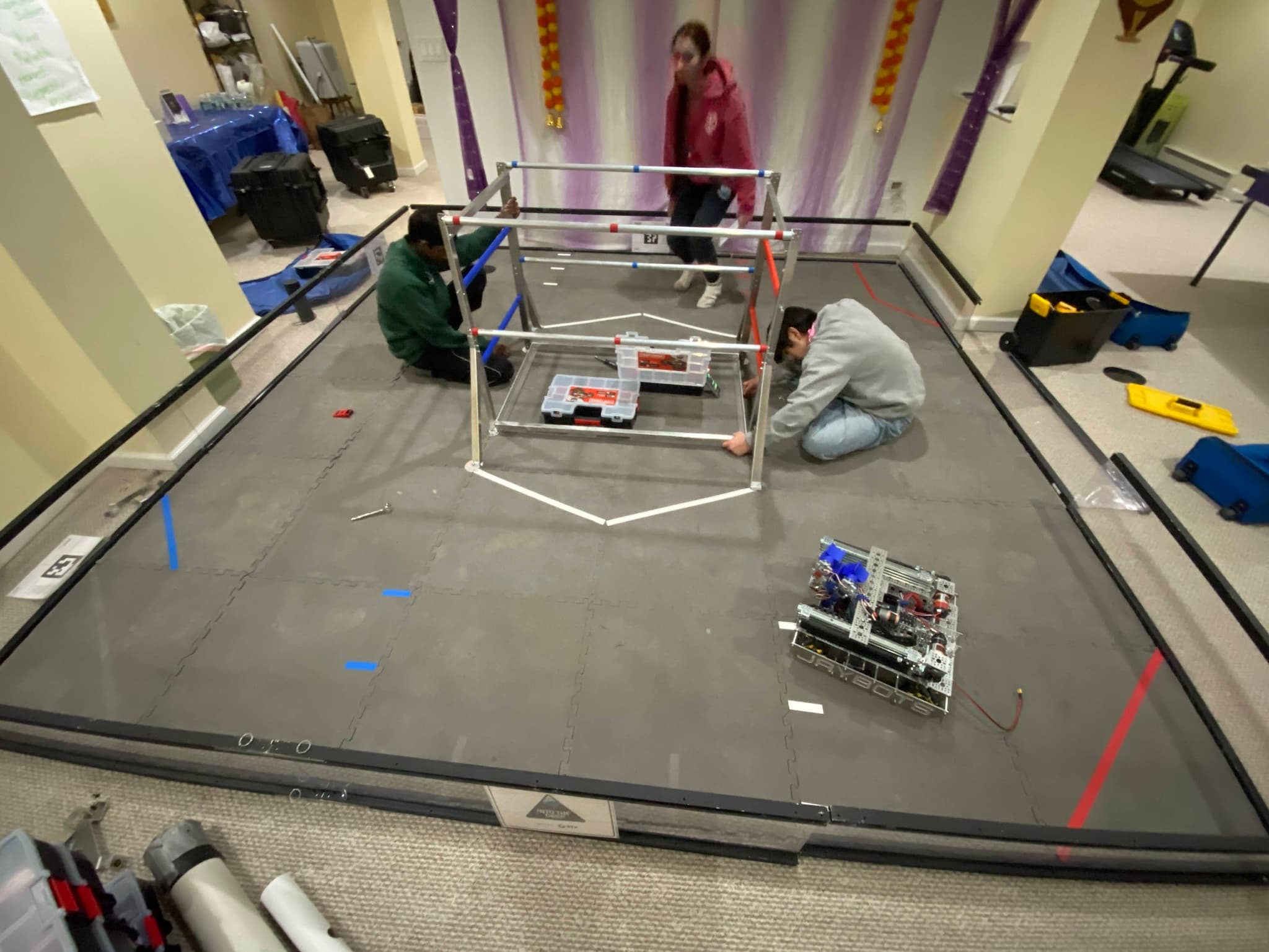 Setting up the field