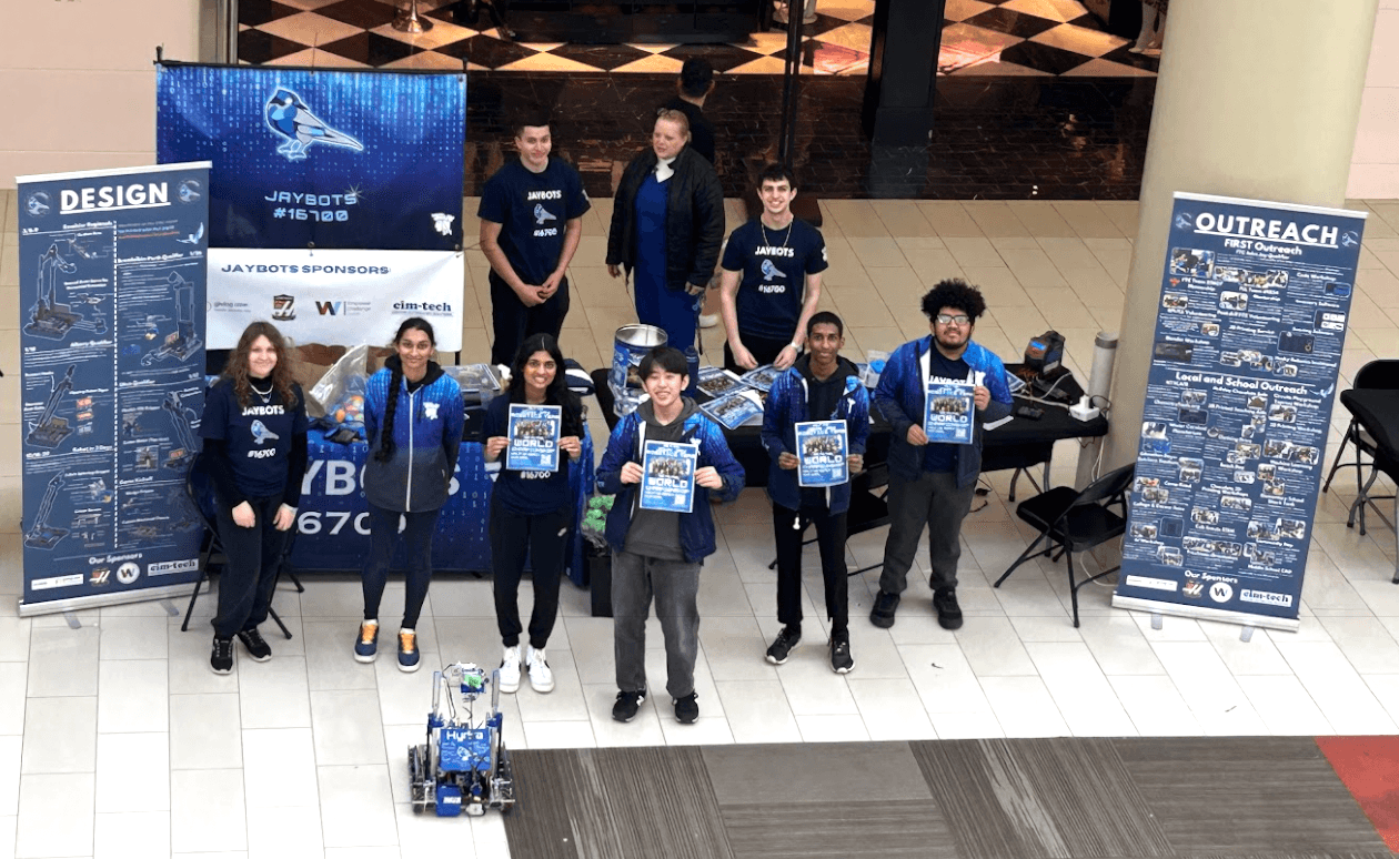 Raising money for worlds championship at Mall