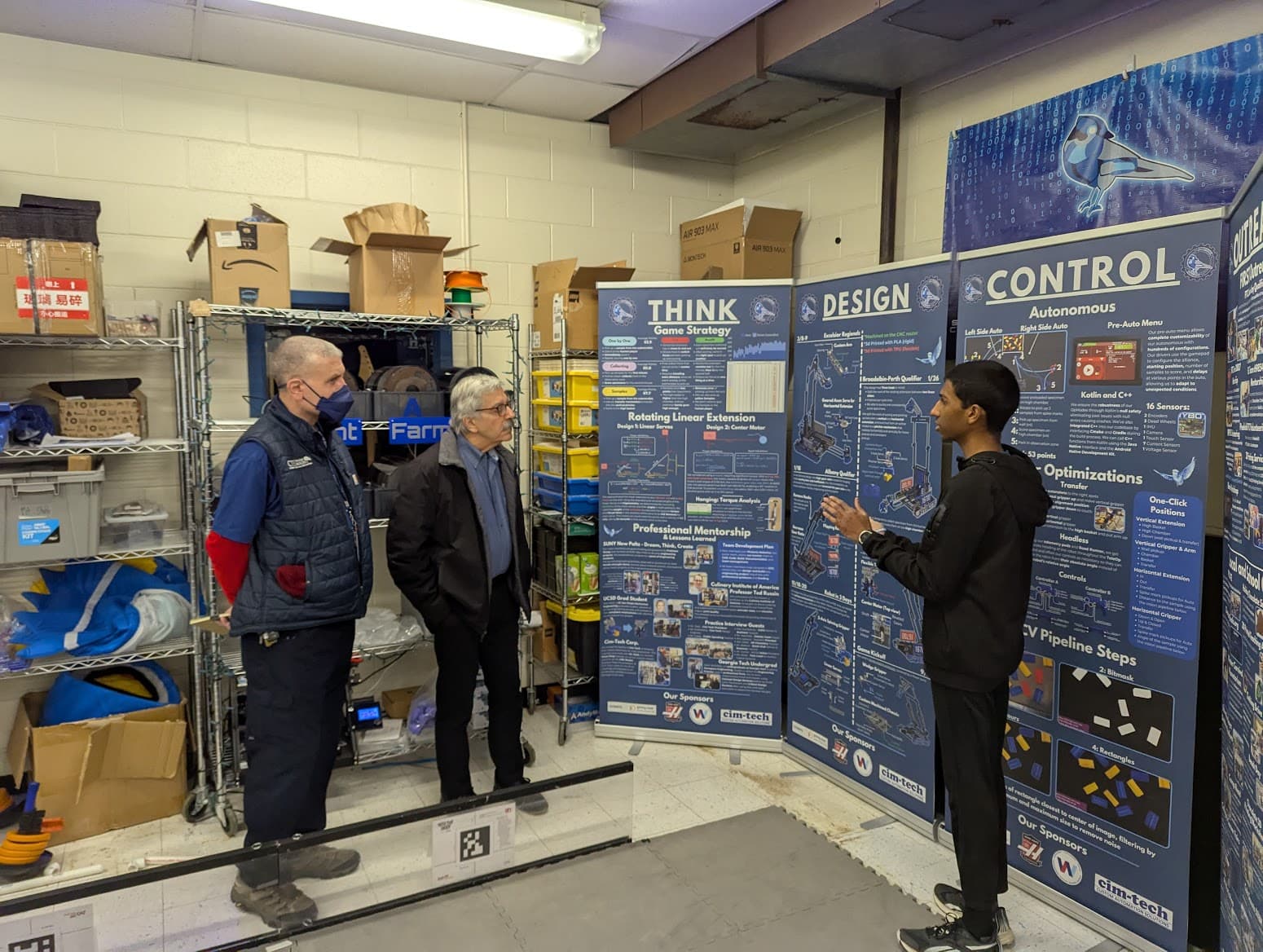 Nash showing new banners to visitors